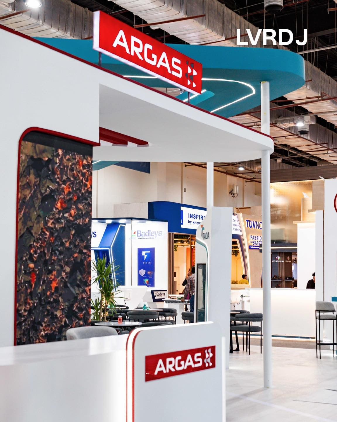 ARGAS side of the shared stand